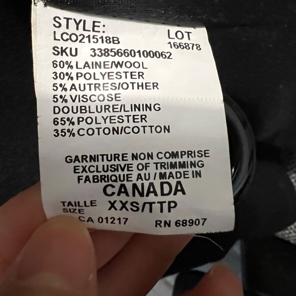 Le Chateau mid length hooded wrap coat - Picture 8 of 9